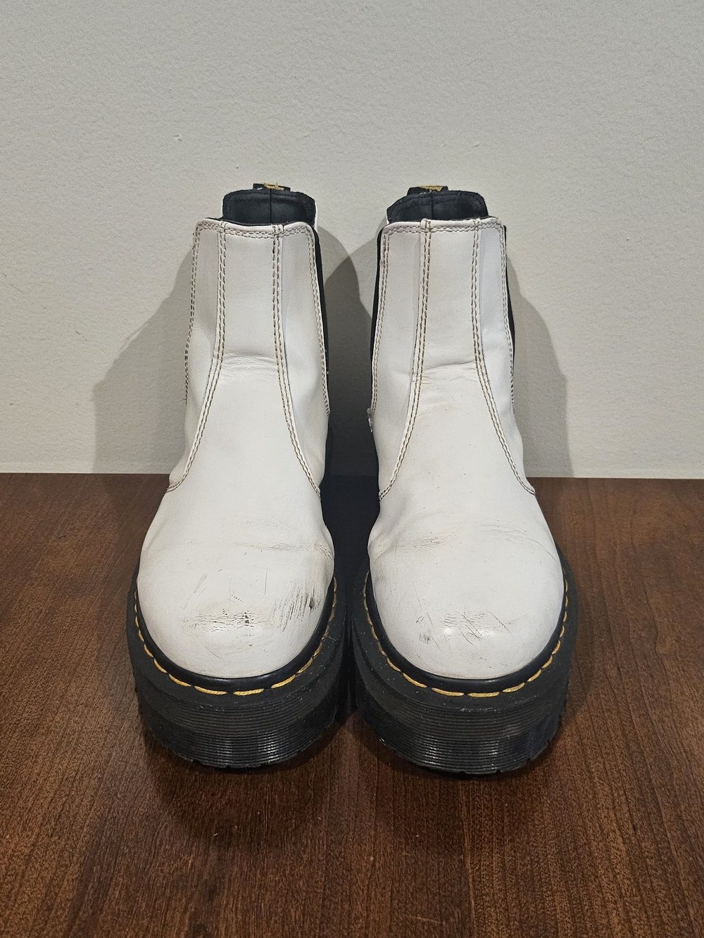 White Platform Dr. Marten 2976 Quad Boot - Picture 5 of 5